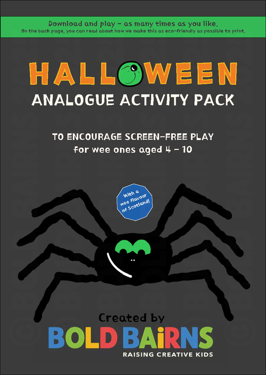 Halloween Analogue Activity Pack (Digital Download)
