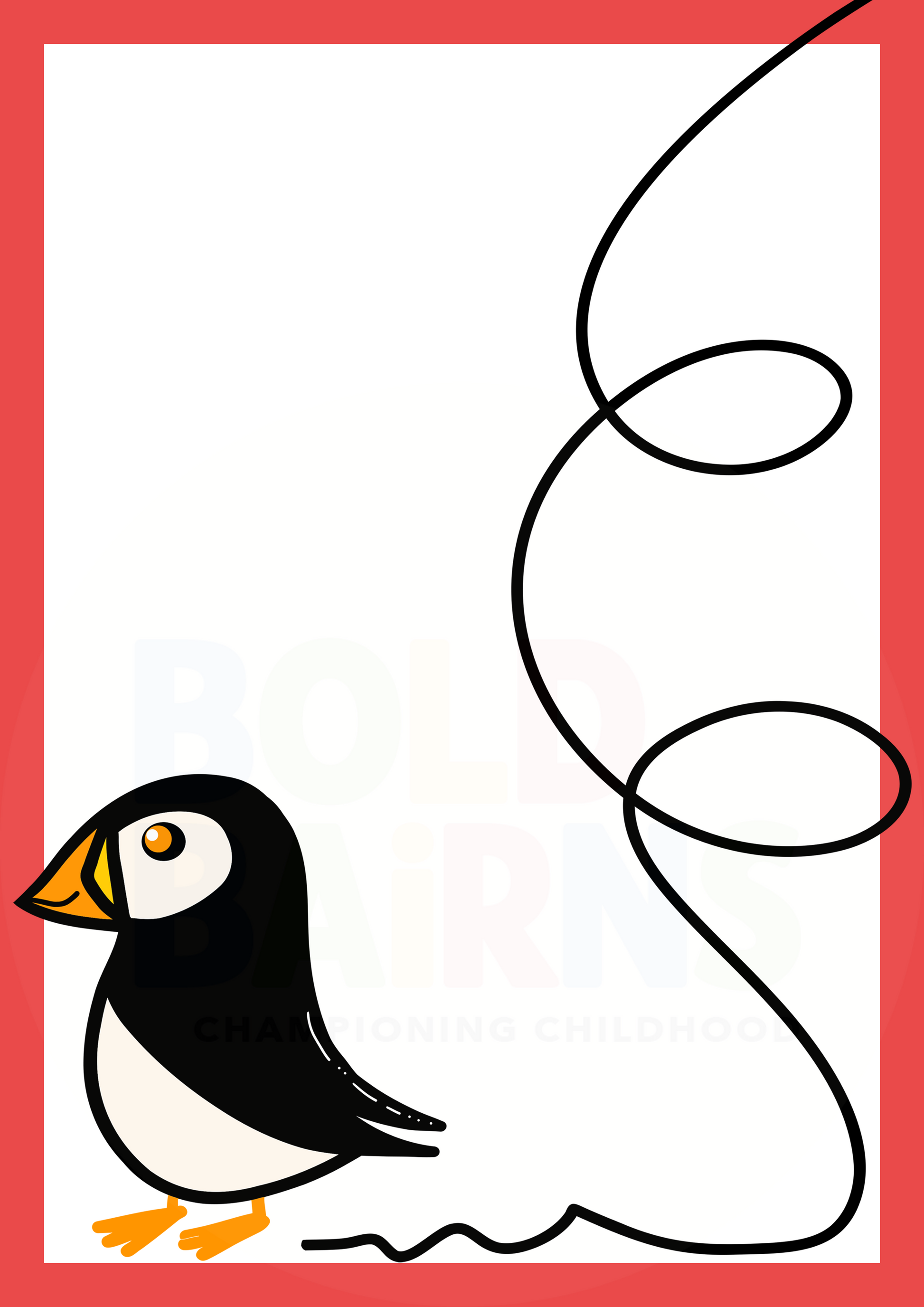 Puffin Art Print – Hand-drawn in Scotland