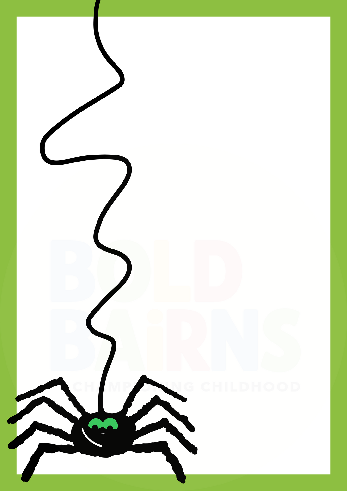 Spider Art Print – Hand-drawn in Scotland